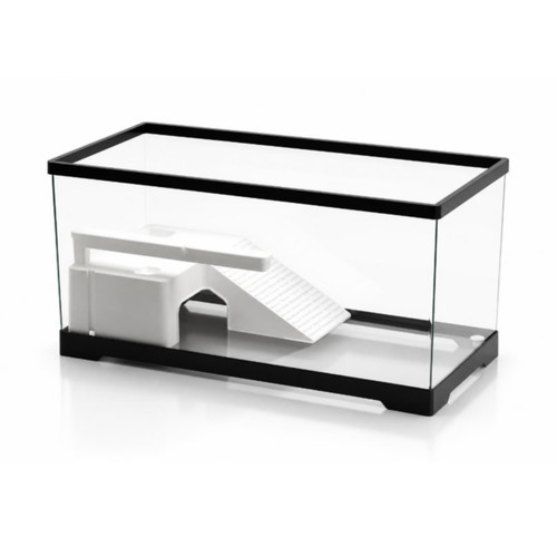 Turtle tank with - tank, basking