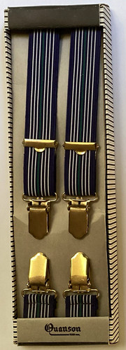 Quanson men striped - striped, clip-on