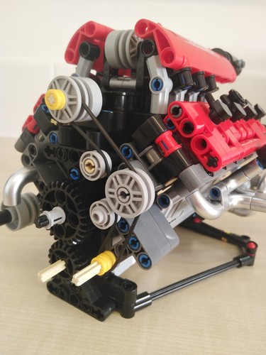 Lego technic engine - v8,