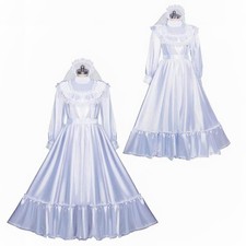 Girl Maid Sissy Lockable White