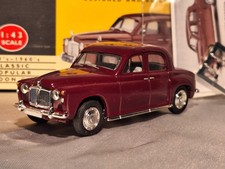 CORGI  VANGUARDS 1:43 ROVER P4 SALOON - MAROON VA19000