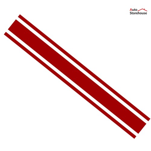 Triple racing stripe - racing,