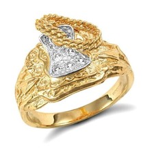 9ct Yellow Gold Cubic Zirconia