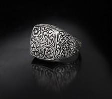 Handmade Pure 925 Sterling SILVER Ring unique design gothic jewellery  RRP £50