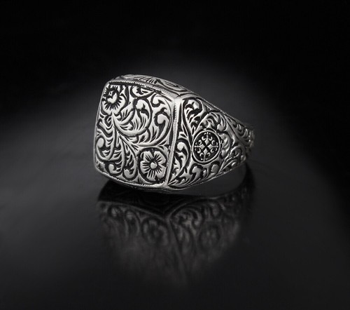 Gothic handmade men silver - handmade,