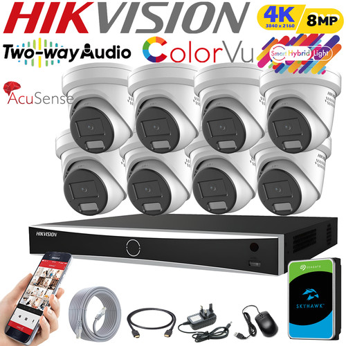 Hikvision 8mp smart hybrid - hikvision,