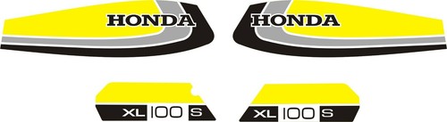 Honda xl100s decal - honda,