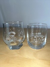 2 Whiskey Glasses, Baileys Millenium, Whyte And Mackay, Surprisingly Smooth.