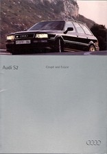 Audi Coupe S2 & 80 Estate S2 1994-1995 UK Market Sales Brochure