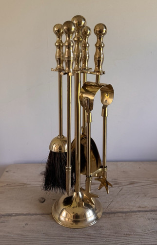 Brass companion set - brass,