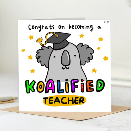 Funny teacher graduation - teacher, card