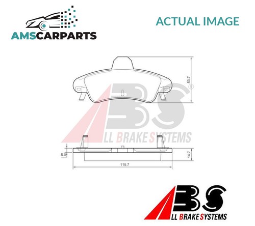 Brake pads set - pads,