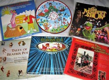 VINYL Lp LOT Kids TV Muppets