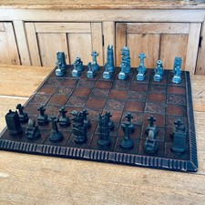 RARE LIMITED EDITION DARTMOOR CHESS SET THE MOORLAND KING HALSGROVE FINE ART