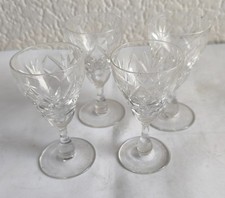 Set vintage cut crystal - 4,