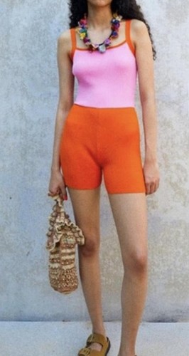 Zara orange pink - zara,