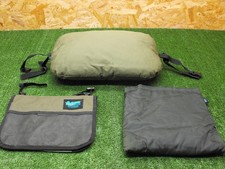 aqua products bundle / job lot - bed chair tidy pillow stuff bag FISHING SET UP