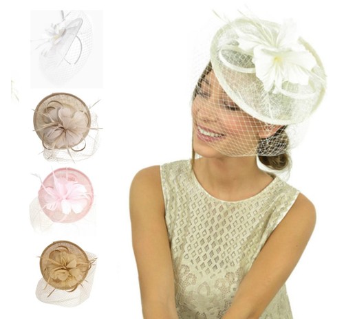 Women large veil feather - large,