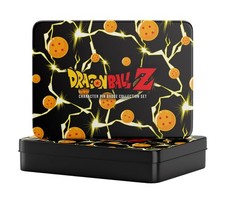 Official Dragon Ball Z Character Badge Pins 12 Pack Collector's Tin Box New