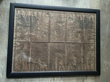 Framed Map of Surrey described