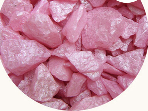Pink silk quartz glass - pink,