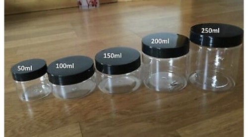 50ml 100ml 150ml 200ml 250ml