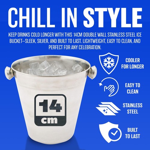New 14cm ice bucket - 14cm,