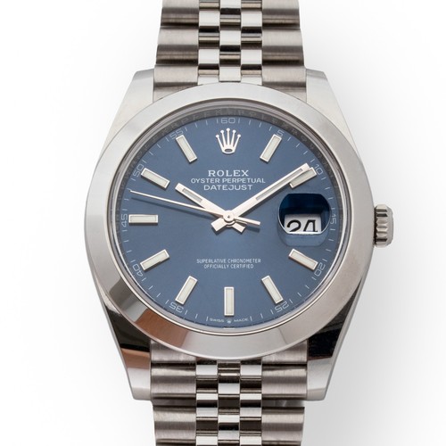 Rolex datejust 126300 blue - rolex, 41
