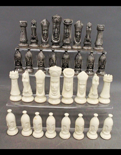 Ceramic chess gothic - gothic, medieval