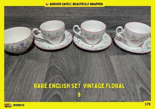 Vintage english floral tea - vintage,