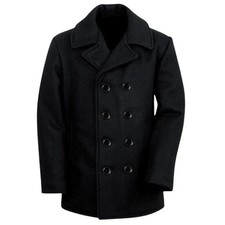 New Mens US Navy Black Pea