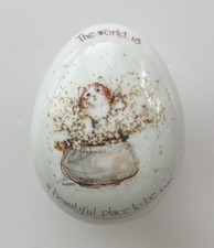 Holly Hobbie Egg Trinket Box ~
