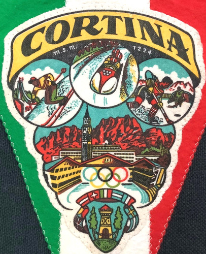 Winter olympics flag cortina - winter,