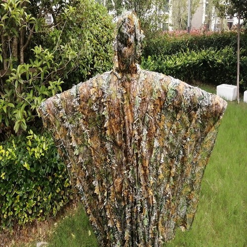 Leaf camouflage poncho - leaf,