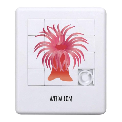 Sea anemone sliding puzzle - 'sea,