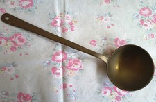 Vintage heavy brass ladle