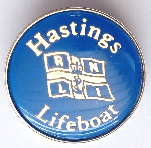 Hastings lifeboat rnli crest - hastings,
