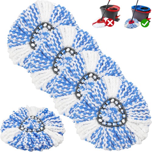 Vinuwu pack spin mop heads - vinuwu,