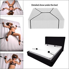 Bed Restraint Set Bondage Straps Handcuffs Ankle Wrist Cuffs for Adult BDSM