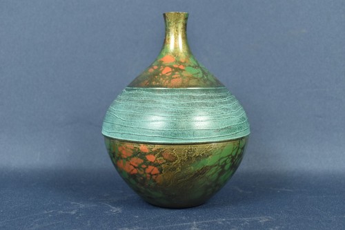 Vintage japanese metal flower - metal,