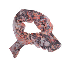 Avon Chiffon Scarf ~ Pink Grey