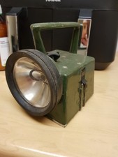 Vintage British Railways BR Bardic Railway Hand Coloured Signalling Lamp & Torch