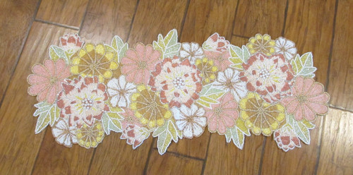Pier one floral beaded table - one,