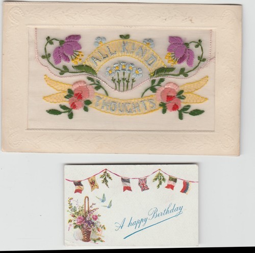 Silk postcard all kind - silk,