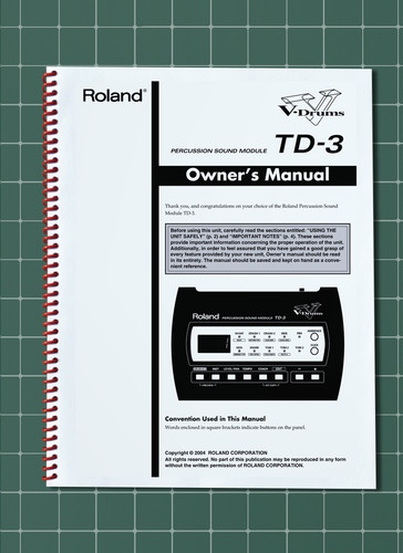 Roland owners manual - —,