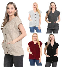 Ladies Sleeveless Knitted