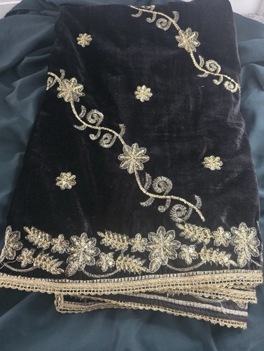Pakistani indian velvet shawl - pakistani/indian,