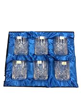 Set of 6 24% lead crystal