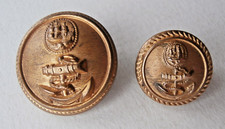 2 x Bristol Docks & Harbour Board Buttons - Maritime / Nautical / Naval