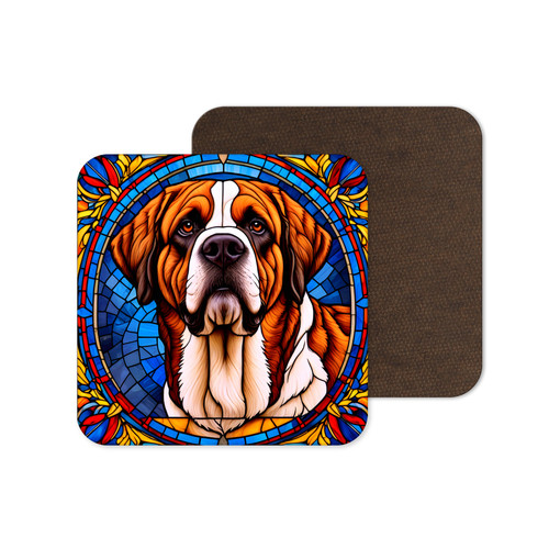 Bernard dog puppy - bernard, stained